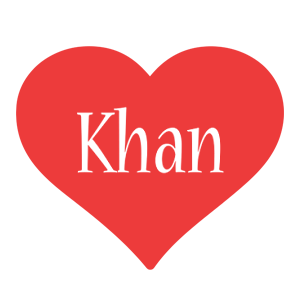 Khan love logo
