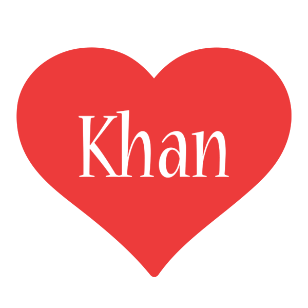 Khan love logo