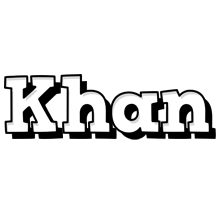Khan snowing logo