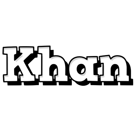 Khan snowing logo