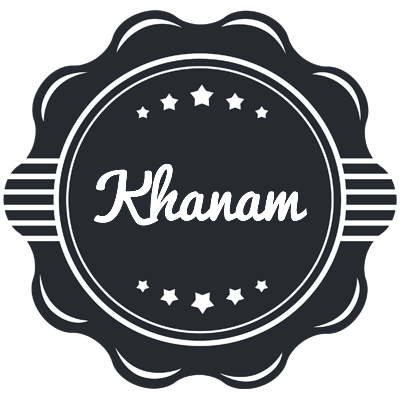 Khanam badge logo