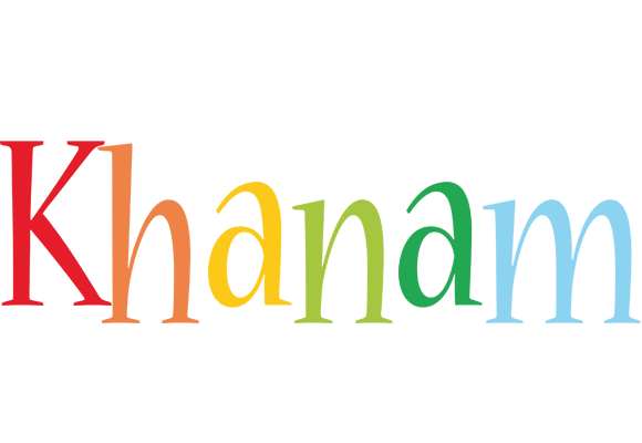 Khanam birthday logo