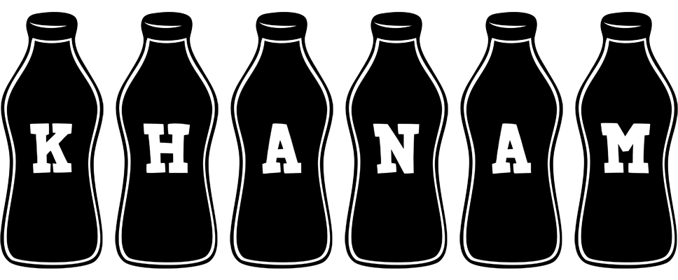 Khanam bottle logo