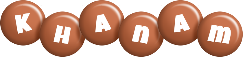 Khanam candy-brown logo