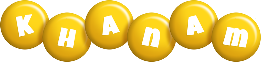 Khanam candy-yellow logo