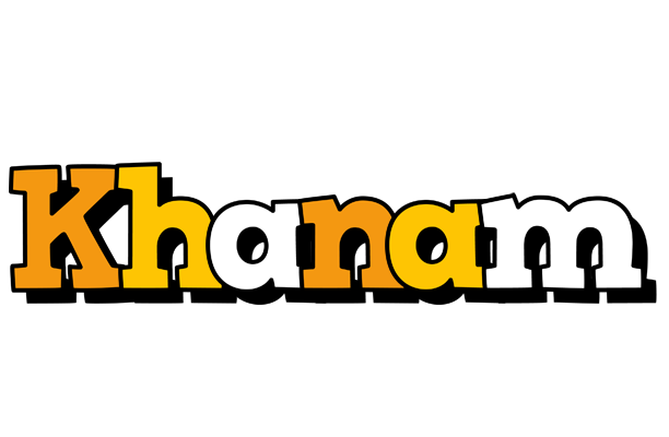 Khanam cartoon logo