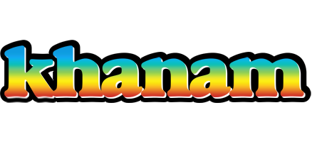 Khanam color logo