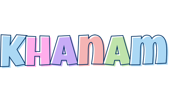 Khanam pastel logo