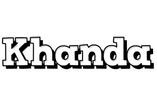 Khanda snowing logo