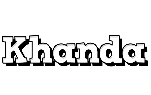 Khanda snowing logo