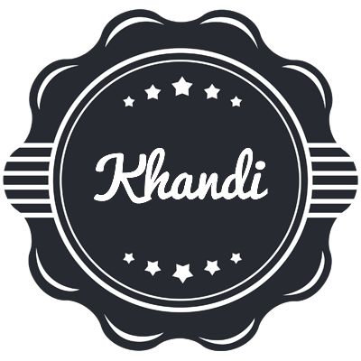Khandi badge logo
