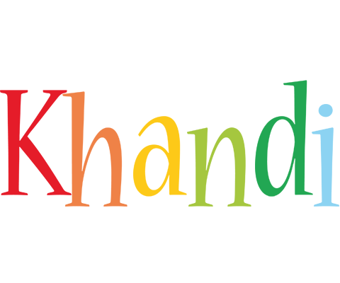 Khandi birthday logo