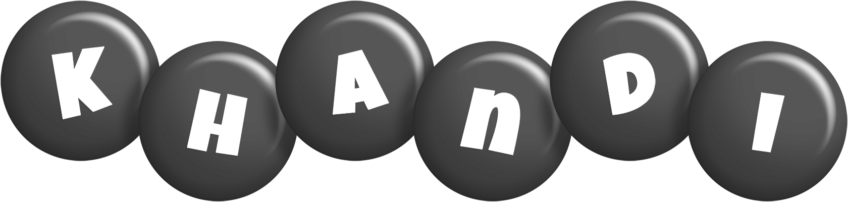 Khandi candy-black logo