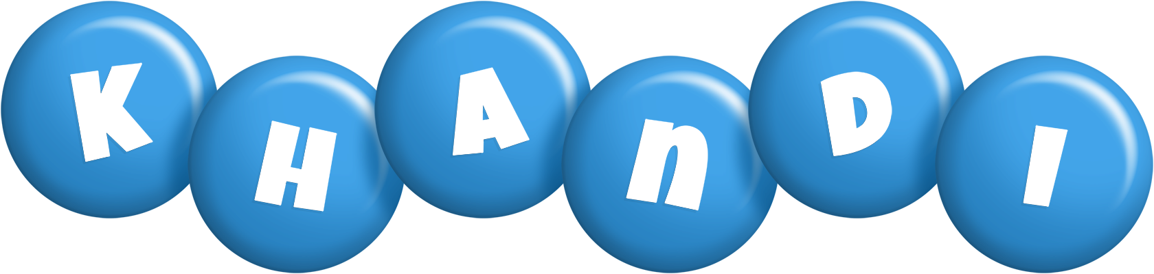 Khandi candy-blue logo