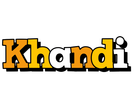 Khandi cartoon logo