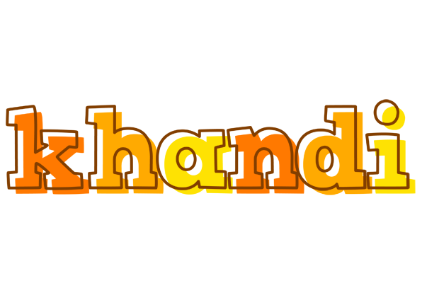 Khandi desert logo
