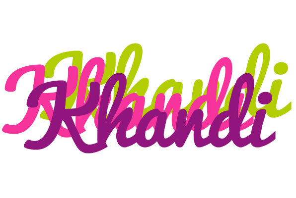 Khandi flowers logo