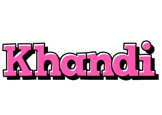 Khandi girlish logo