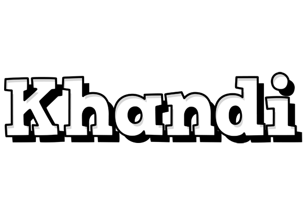 Khandi snowing logo