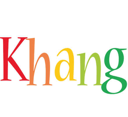 Khang birthday logo