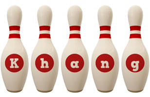 Khang bowling-pin logo