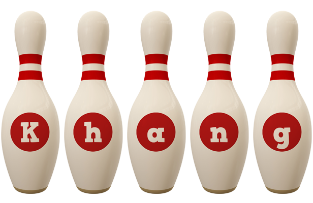 Khang bowling-pin logo