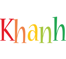Khanh birthday logo