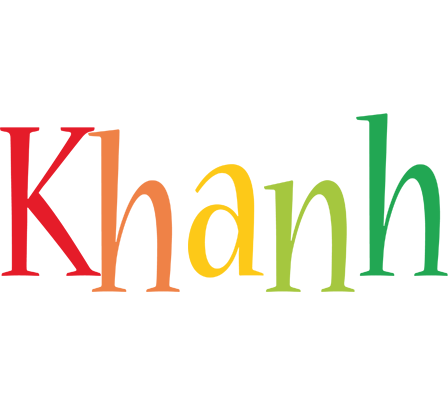 Khanh birthday logo