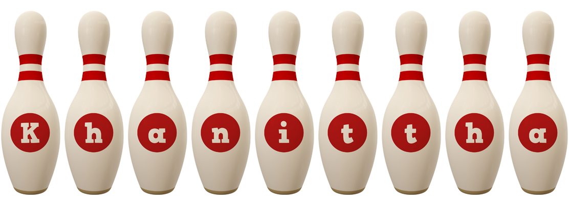 Khanittha bowling-pin logo