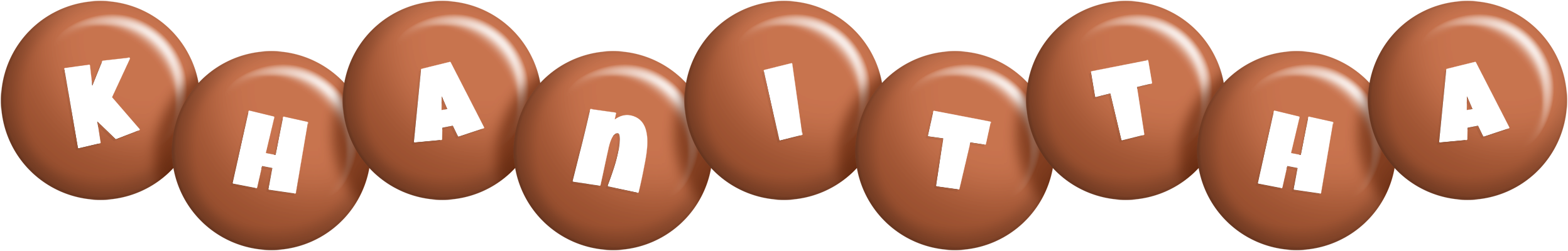 Khanittha candy-brown logo