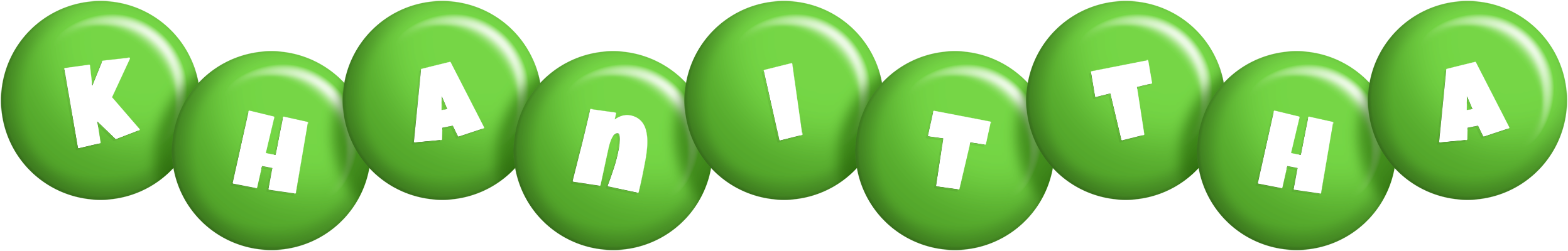 Khanittha candy-green logo