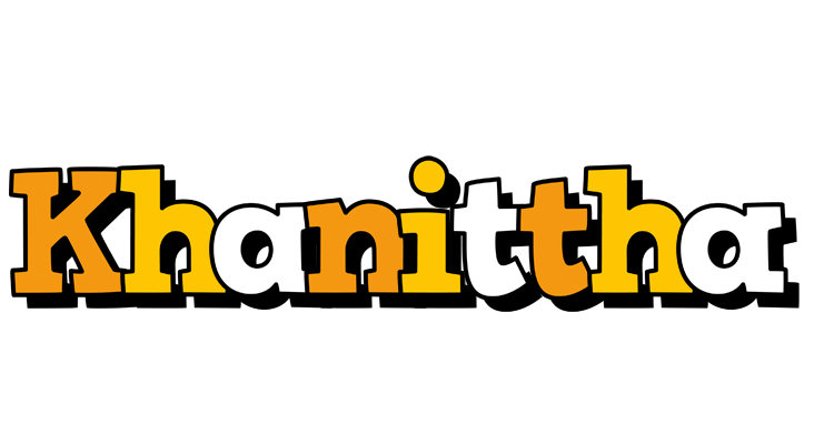 Khanittha cartoon logo