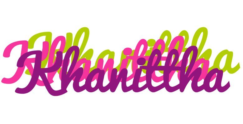 Khanittha flowers logo