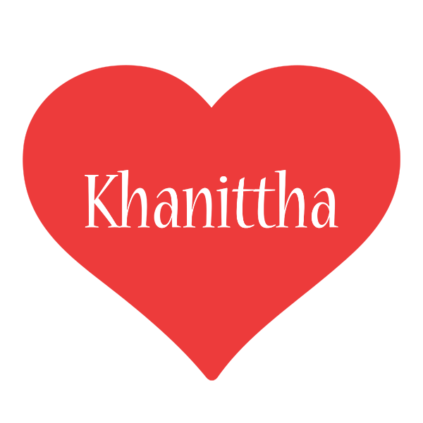 Khanittha love logo