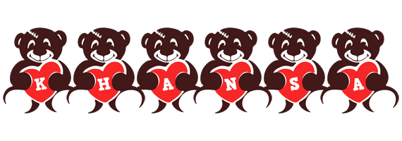 Khansa bear logo