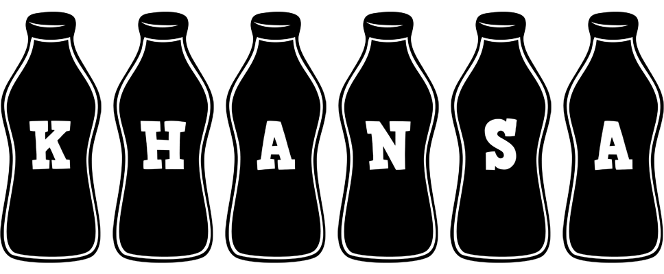 Khansa bottle logo