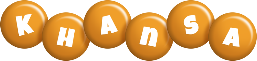 Khansa candy-orange logo