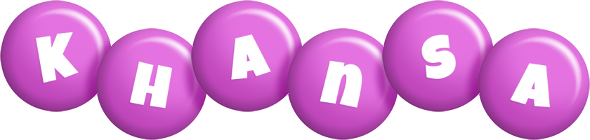 Khansa candy-purple logo