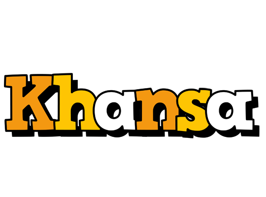 Khansa cartoon logo