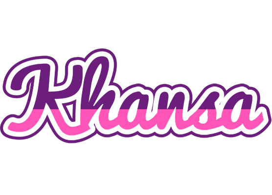Khansa cheerful logo