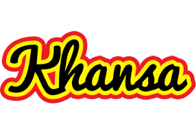 Khansa flaming logo