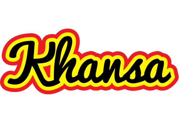 Khansa flaming logo