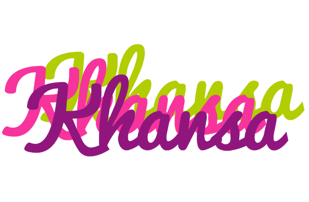 Khansa flowers logo