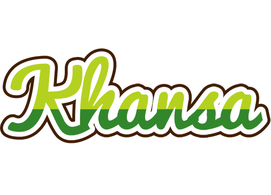 Khansa golfing logo
