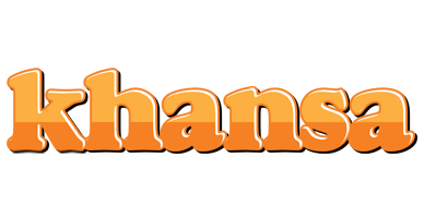 Khansa orange logo