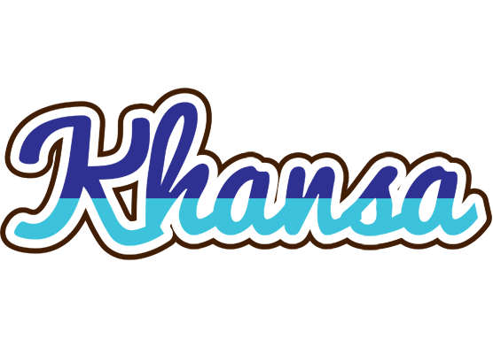 Khansa raining logo