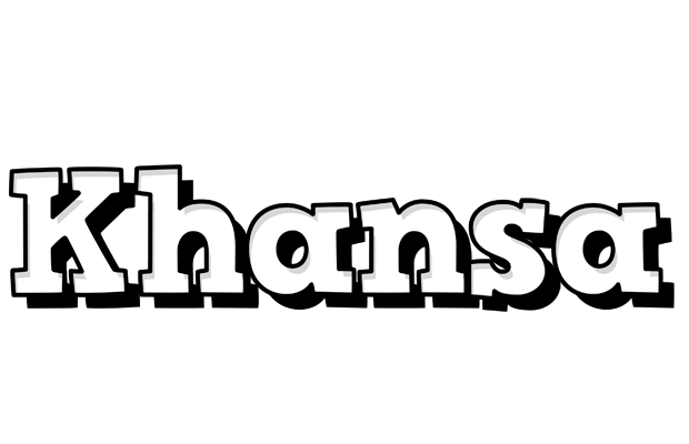 Khansa snowing logo