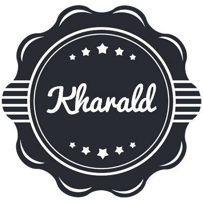Kharald badge logo