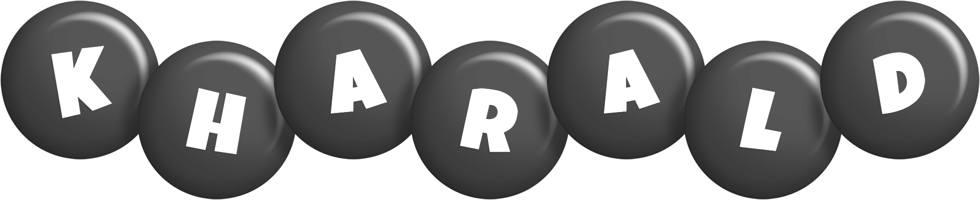 Kharald candy-black logo