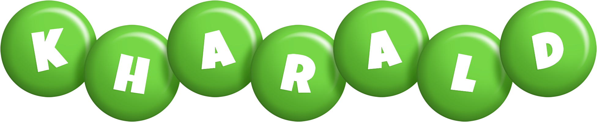 Kharald candy-green logo